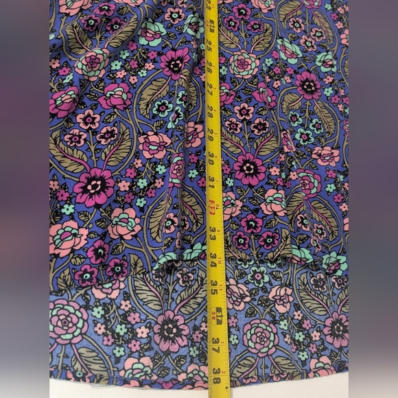Matilda Jane Women's THOUGHTS AND DREAMS Dress Size M Boho Hi Lo Floral Rayon - Picture 13 of 15
